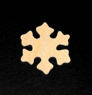 Snowflake Shape Cutouts